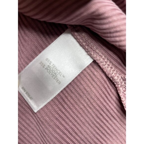 J. Jill Ribbed Knit Tunic Top size Large Petite‎ Pink - Picture 3 of 6